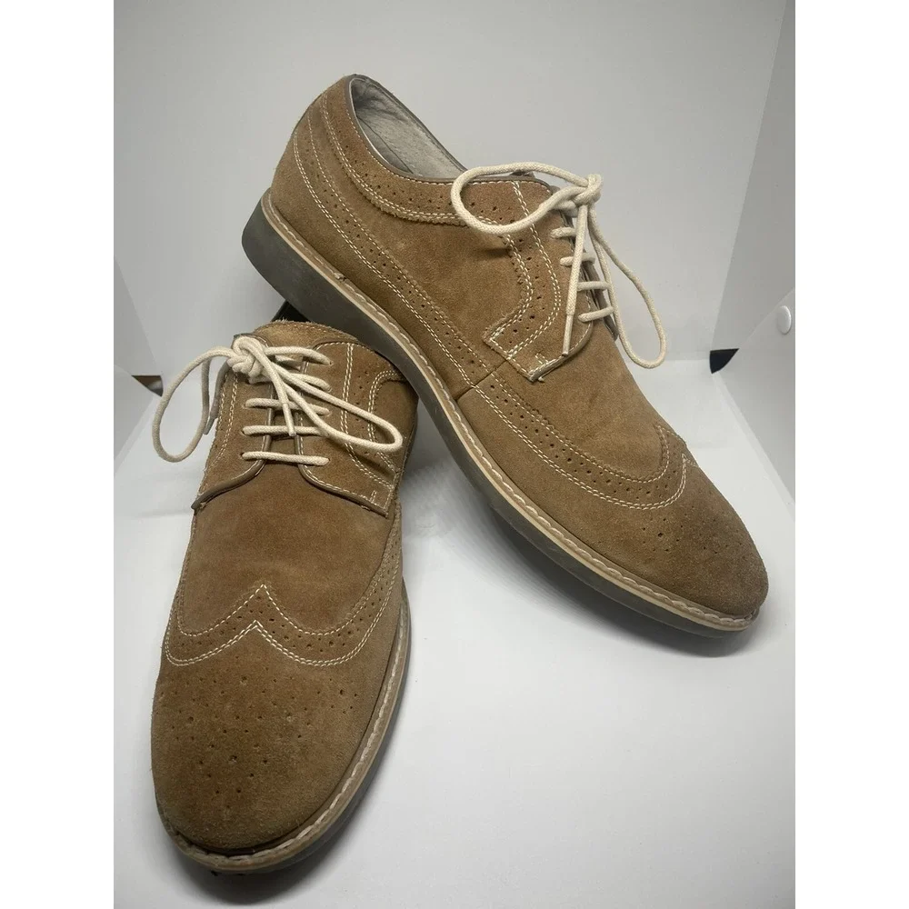 G.H. Bass & Co. Men's Pierson Taupe  Dress Shoes‎ (T300) Size 12D